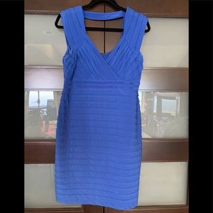 Adrianna Papell Bandage Blue Dress